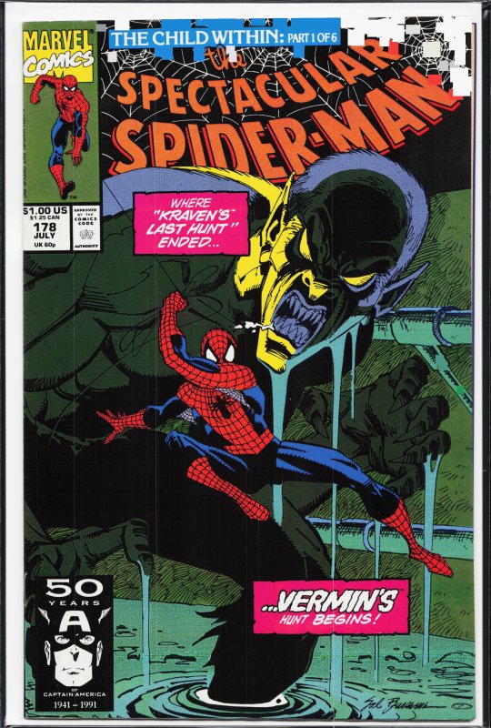 The Spectacular Spider-Man #181 (1991) Spider-Man