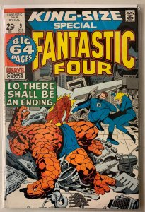 Fantastic Four #9 Annual Marvel  (5.0 VG/FN) King Size Jack Kirby art (1971)