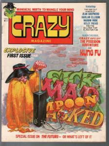 Crazy #1 1973-Marvel-1st issue-Harlan Ellison-Kelly Freas-Vaughn Bode-FN+