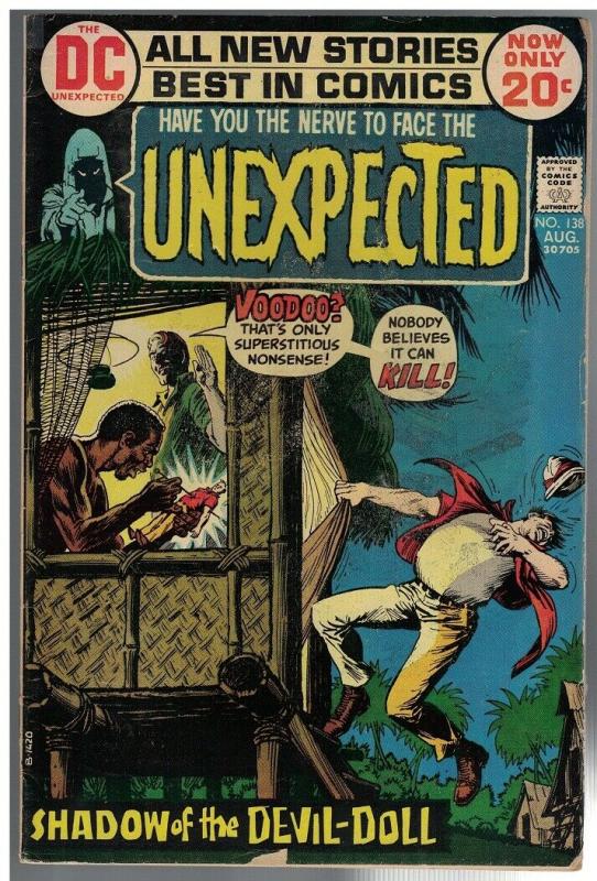 UNEXPECTED (TALES OF) 138 G-VG Aug. 1972