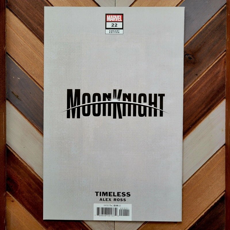 MOON KNIGHT #22 (Marvel 2023) KINGPIN / Alex Ross TIMELESS Virgin Variant