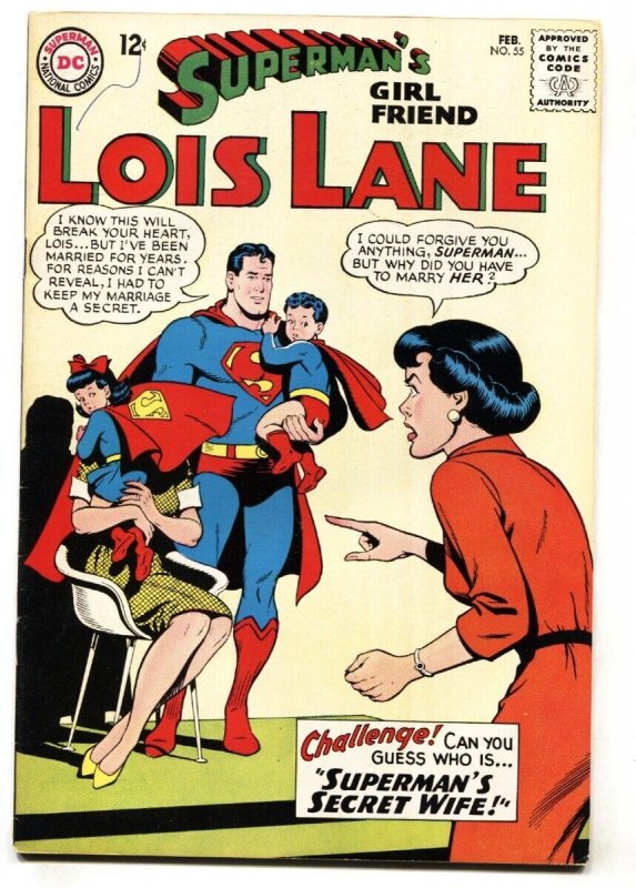 SUPERMAN'S GIRL FRIEND LOIS LANE #55-DC-SECRET MARRIAGE FN