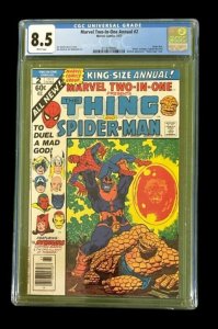 CGC 8.5 Marvel Two-In-One Annual #2 Jim Starlin Marvel Comics 1977