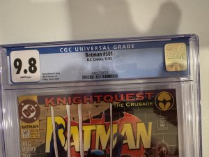 Batman #501 CGC 9.8  DC comics KNIGHTFALL (1993)