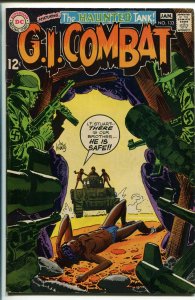 G.I. COMBAT #133 1965-DC-HAUNTED TANK-JOE KUBERT-vf