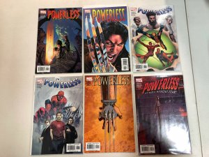 Powerless (2004) #1-6 (VF/NM) Complete Set Daredevil Spider-Man Wolverine
