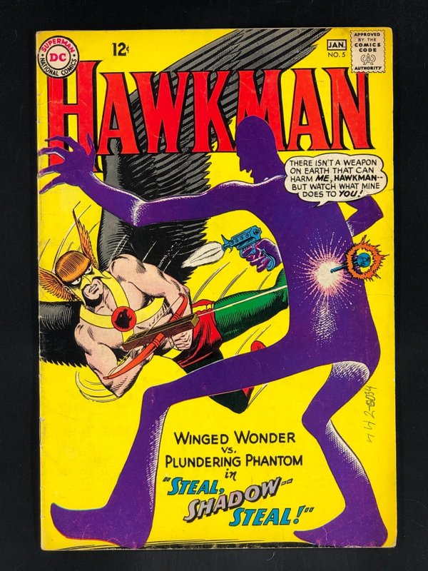 Hawkman #5 (1965) 2nd Appearance of the Shadow Thief