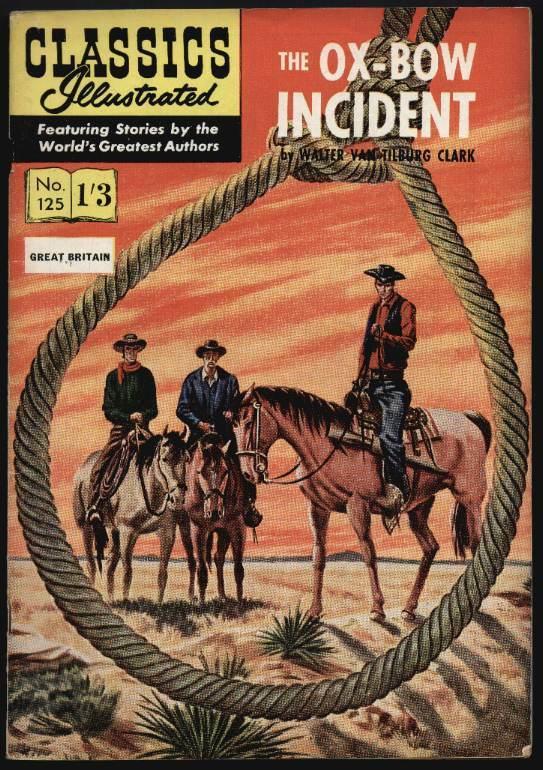 BRITISH CLASSICS ILL 125 OX BOW INCIDENT HRN COMICS BOOK