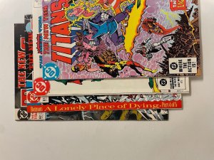 4 The New Teen Titans DC Comics # 32 39 61 62  71 NO9