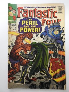 Fantastic Four #60 (1967) 3-Hole Punch Solid Good+ Condition!