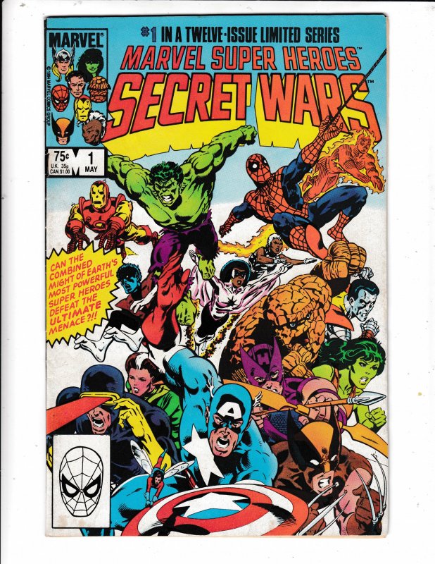 MARVEL SUPER HEROES SECRET WARS #1  FN  COMICS Save on shipping