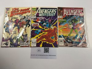3  Marvel Comic Books West Coast Avengers # 18 64 Avengers 281  Thor Hulk 68 CT4