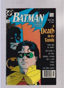 Batman #427 - Newsstand - Death in the Family part 2 (9/9.2) 1989