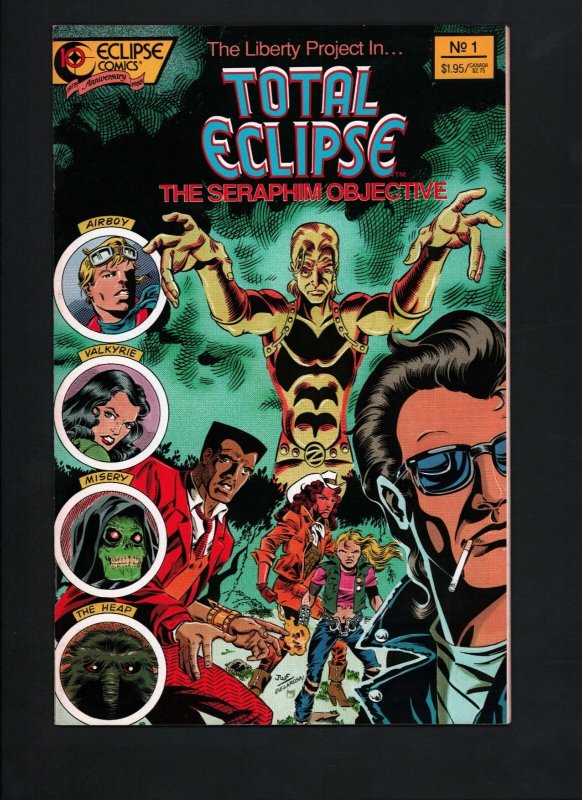 TOTAL ECLIPSE 2pc LOT - #1 & The Seraphim Objective (#1 6.5/ SO 8.0) 1988