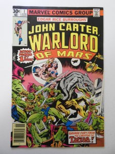 John Carter Warlord of Mars #1 (1977) FN+ Condition!