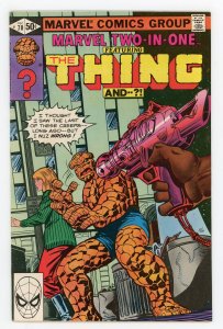Marvel Two-in-One #70 George Perez Cover Thing Fantastic Four VF+