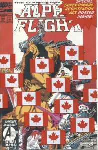 Alpha Flight #120 Poly Bagged with Poster Marvel Comics May 1993 (VFNM)