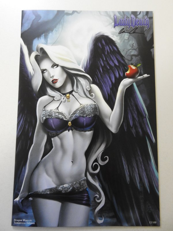 Lady Death Dragon Wars #1 Temptress Edition NM Condition! Signed W/ COA!