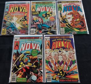 Nova 5PC LOT #3, 4, 5, 7, 9 - Newsstand Editions (Poor 0.5) 1976