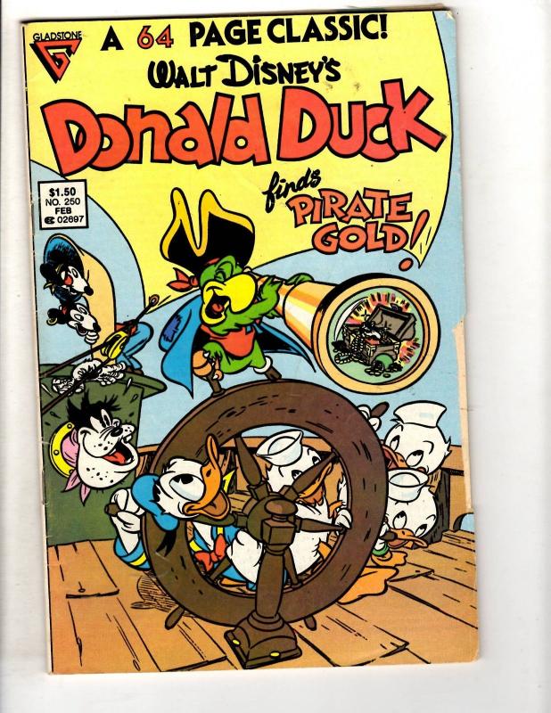 7 Gladstone Comics Donald Duck 250 251 258 (2) Adventures 14 Mickey &D 17 5 JL32