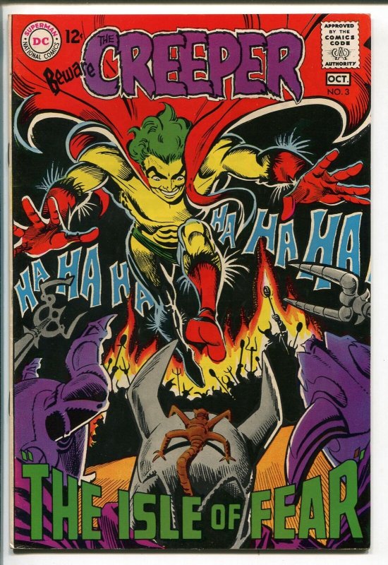 BEWARE THE CREEPER #3 1968-DC COMICS--STEVE DITKO ART-BIZARRE-RADICAL-vf