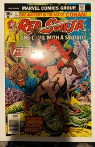 Red Sonja #1 (1977)first app in her solo book ahighwr grade