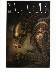 Aliens: Earth War #1 AWESOME Sam keith Art !!! Classic dark Horse !!!