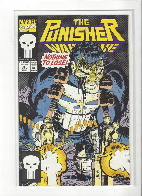 The Punisher War Zone #5 (1992) John Romita Jr. Marvel Comics NM