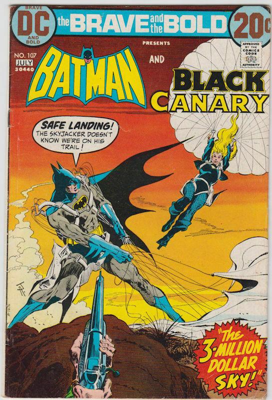 Brave and the Bold #103 & 107 Batman and The Metal Men and Black Canary 8.5