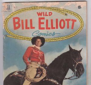 Wild Bill Elliott Comics 2 Strict 1950 VG Affordable-Grade Wild Bill Elliott 