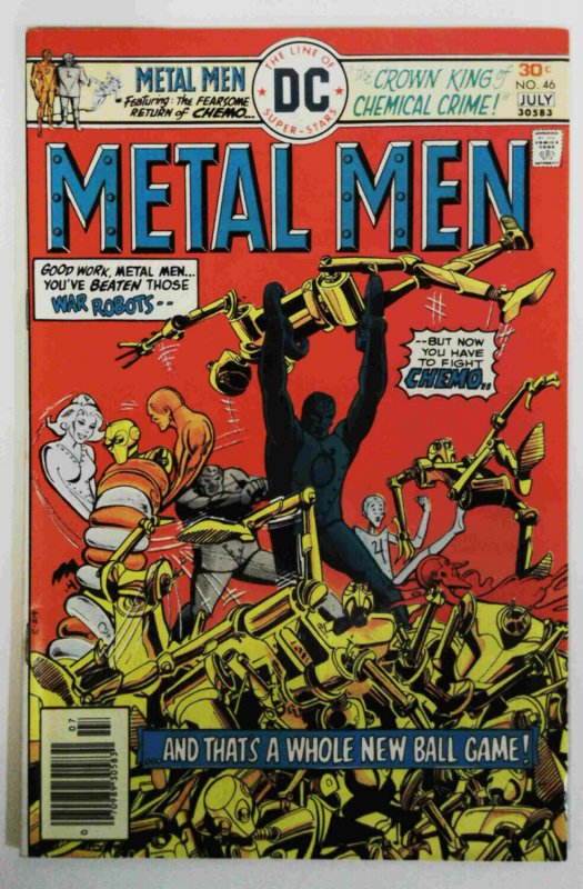 Metal Men #46 VF High Grade DC Comic 1976 Bronze Age Comics book