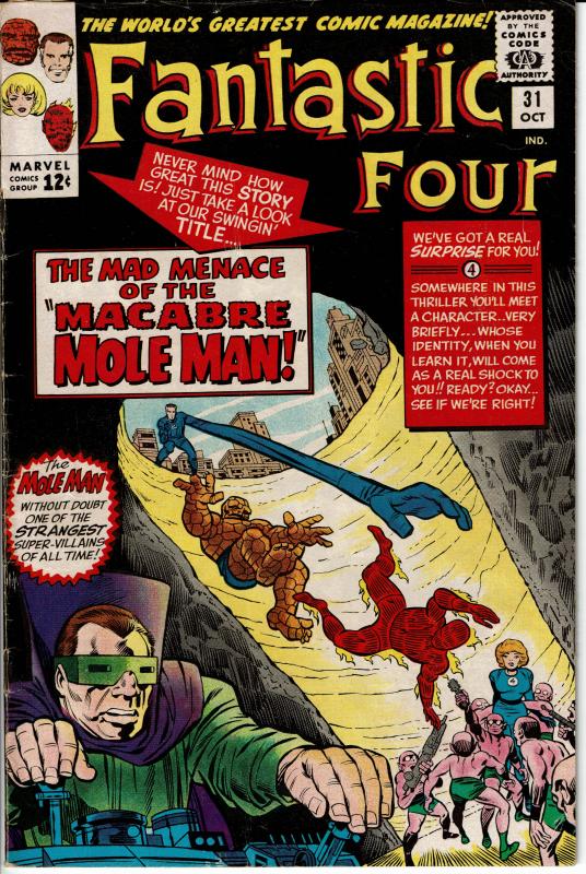 Fantastic Four #31, 3.5 or better