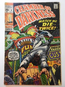 Chamber of Darkness #6 (1970) Funhouse Cover! Solid VG- Condition!