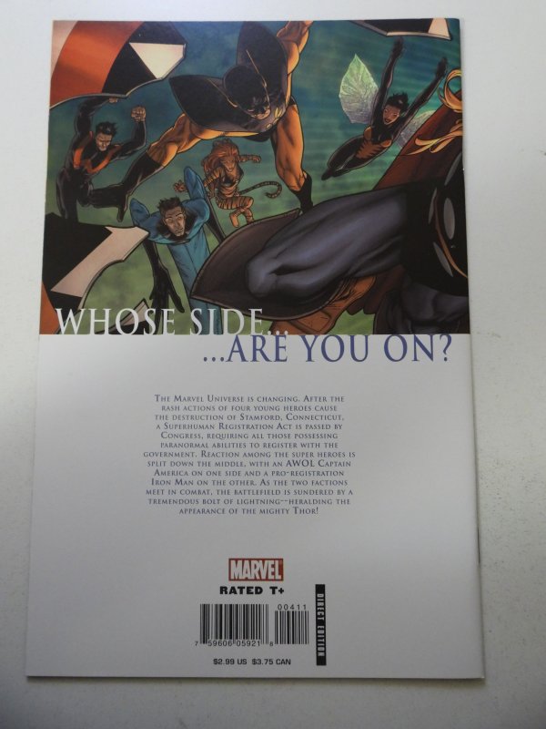 Civil War #4 (2006) NM- Condition