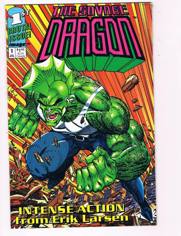 Savage Dragon # 1 NM Image Comic Book Erik Larsen Series Issue Art S84