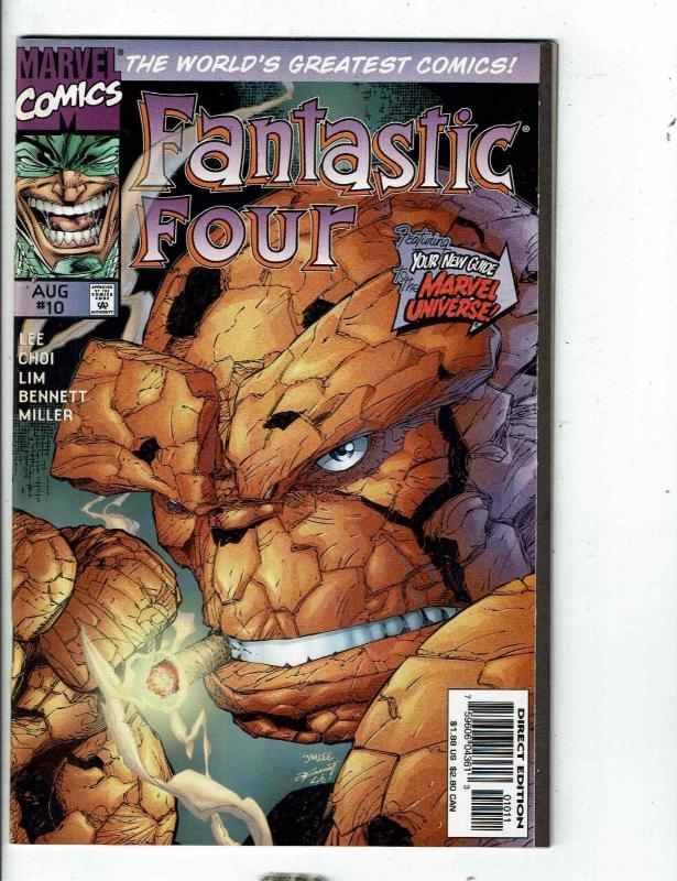 Lot Of 12 Fantastic Four Marvel Comic Books # 1 2 3 4 5 6 7 8 10 11 12 13 JD4