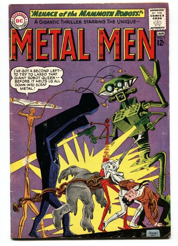 METAL MEN #5 DC comic book SILVER-AGE-THE GAS GANG VG