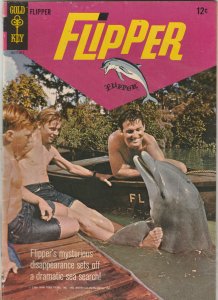 Flipper #2 Mid-Grade VG/FN 1960's TV Show, Rare 2nd issue!  Photo cover ...