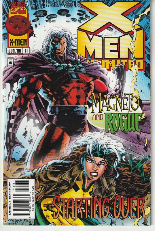 X-Men Unlimited #11 (1996)  Rogue and.... Magneto?