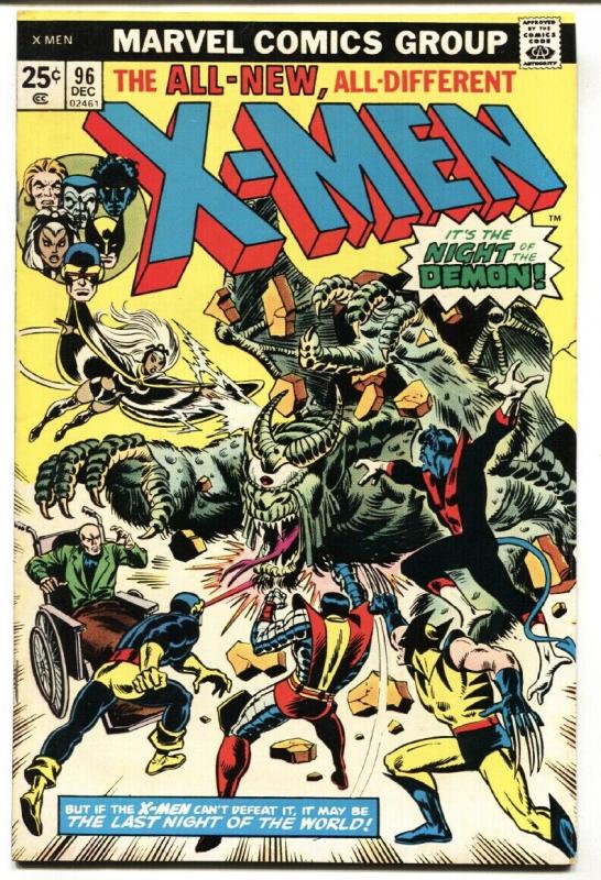 X-MEN #96-WOLVERINE-1975-MARVEL BRONZE VF-