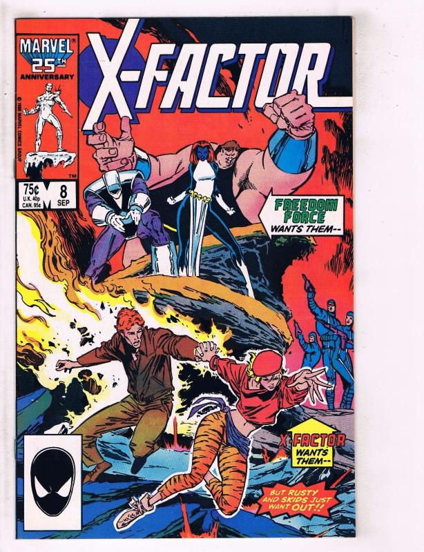 Lot of 7 X-Factor Marvel Comic Books #3 8 9 10 11 12 22 BH39