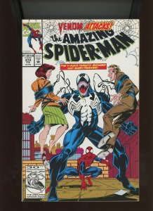 (1993) The Amazing Spider-Man #374 - VENOM ATTACKS! MURDER ON PARADE (9.0/9.2)