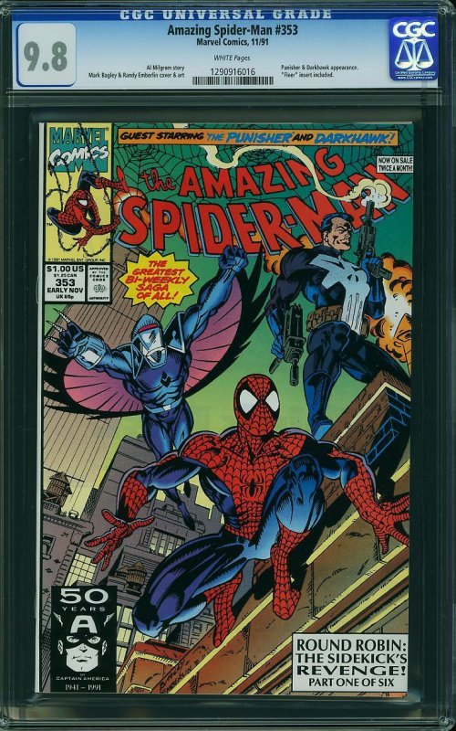 AMAZING SPIDER-MAN (1991-1992) CGC SET