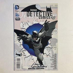 Detective Comics 27 2014 Signed by Greg Capullo New 52 Special Edition Nm