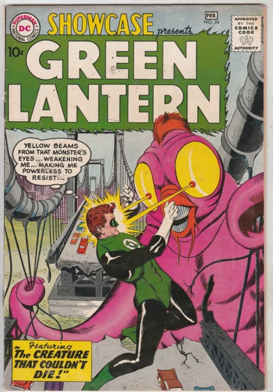 Showcase Comics #24 (Feb-60) FN/VF+ High-Grade Green Lantern