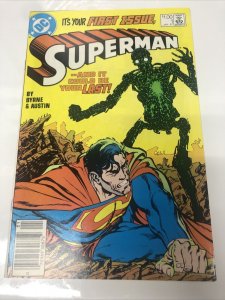 Superman (1987) # 1 (VF/NM) Canadian Price Variant • CPV • John Byrne • DC