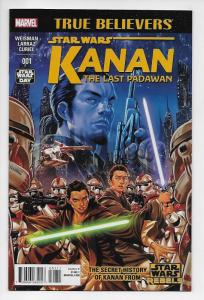 True Believers Star Wars Kanan #1 (Marvel, 2016) NM