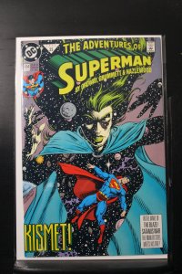 Adventures of Superman #494 Newsstand Edition (1992)