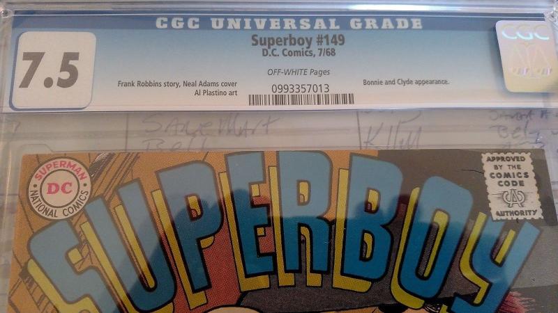 Superboy #149 (Jul 1968, DC) CGC 7.5