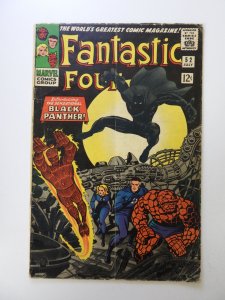 Fantastic Four #52 (1966) 1st appearance of Black Panther GD/VG see desc
